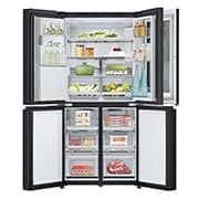 Puertas abiertas sin comida Nevecon French Door InstaView Door-In-Door LG GM57SXM